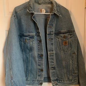 Carhartt Vintage 90s Made in USA Denim Jean Jacket size medium